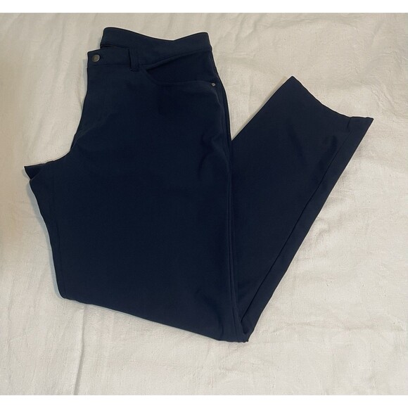 Lululemon Pants Mens 36 X 33 Blue ABC Classic Warpstreme LM5426S Chino Travel - Picture 9 of 13